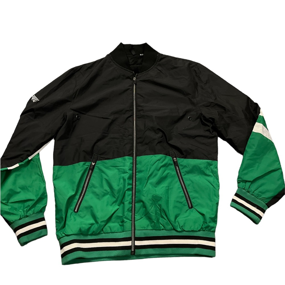 Paper planes polyester zip up jacket